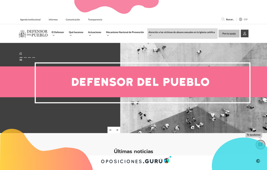 imagen sobre el Defensor del Pueblo