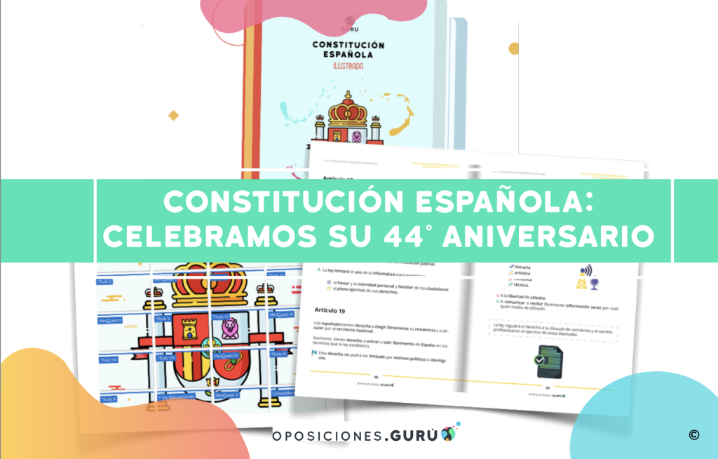 ilustración sobre la constitución española de 1978