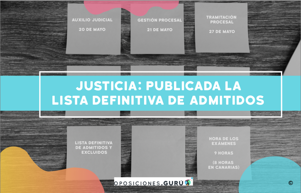 ilustración sobre la lista de admitidos definitiva