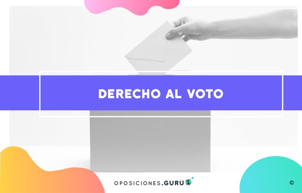 imagen sobre derecho al voto